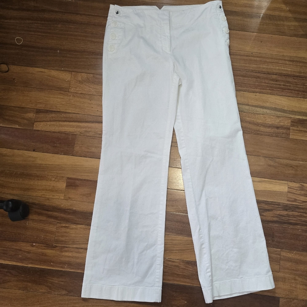 LOFT Julie Sailor Trouser Pants 6